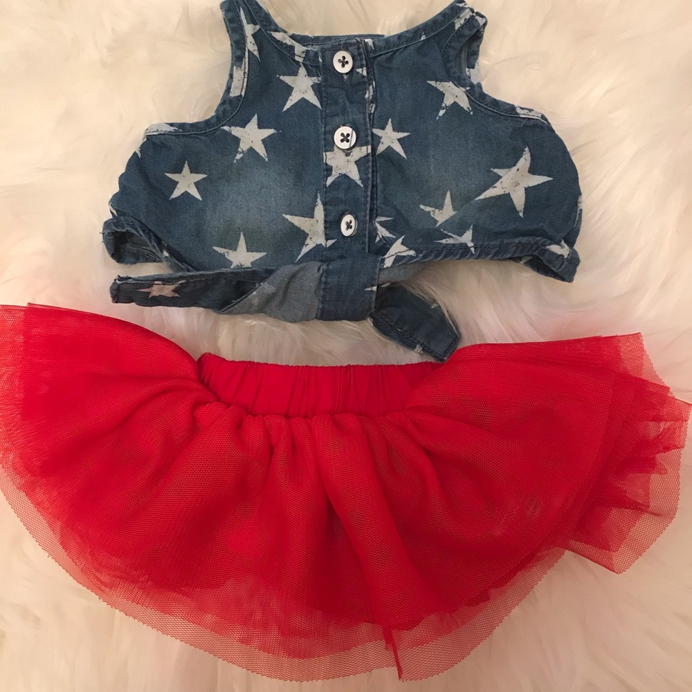 Newborn 4th of July outfit